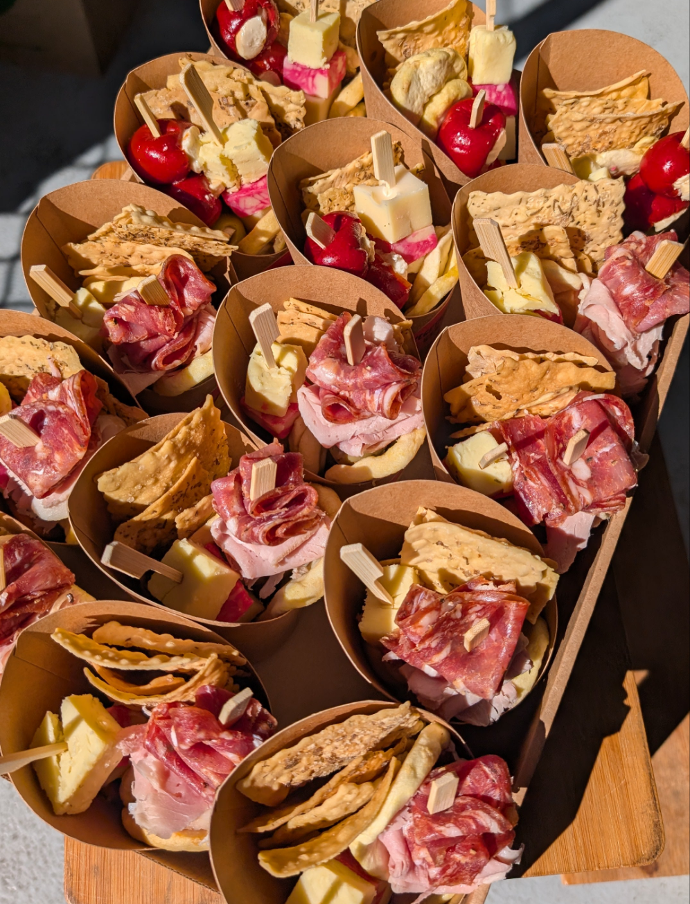 the grazing goddess | caterers - the knot Images High... Grazing Cups – Grazing The Roof